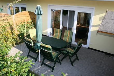 die Terrasse ist separat für Sie