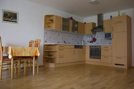 voll ausgestattete Küche