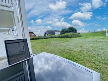 bestuhlte Terrasse in ruhiger Lage