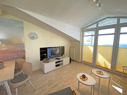 Wohnzimmer mit TV