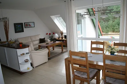 Blick in den Wohnraum