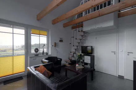 Ansicht mit Durchgang zum zusätzllichen Schlafzimmer (nur bei Buchung 4b) nutzbar.