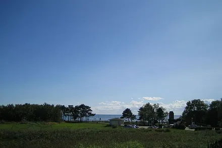Das ist Ihr Blick auf die Ostsee (Greifswalder Bodden).