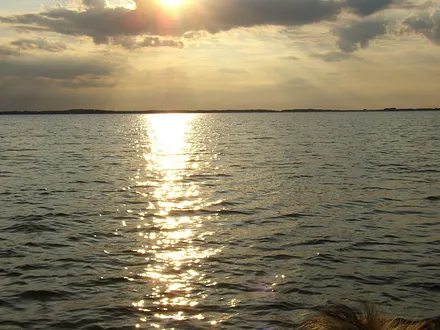 Achterwasser am Abend