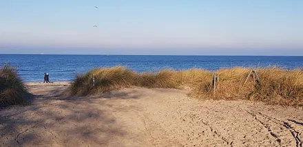 Dünenaufgang zum Strand 100 m vor unserer Haustür