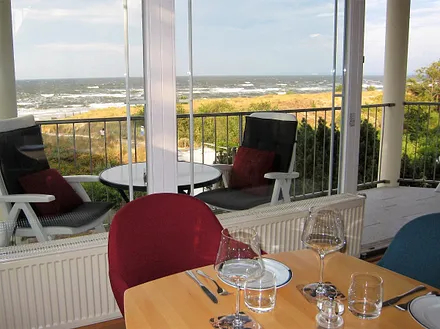 Fantastischer Meerblick auch vom Eßtisch aus!