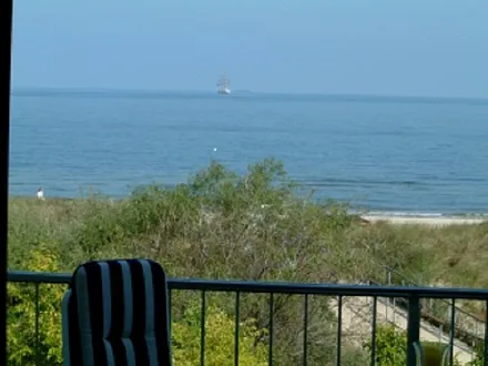 Blick von einem der beiden Balkone: mehr Meer geht nicht!