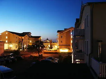 Nächtlicher Blick vom Balkon