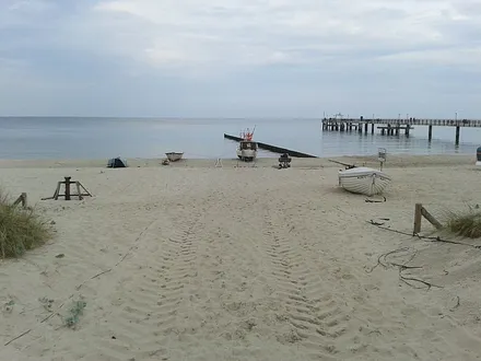 Strandzugang an der Seebrücke