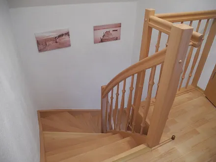 Das Treppenhaus von Oben gesehen