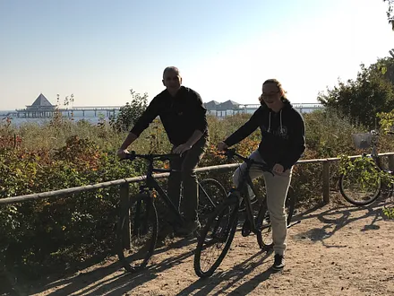 ausgiebige Radtour direkt an der Promenade 