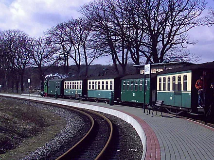 Mit dem Rasenden Roland über das Mönchgut.