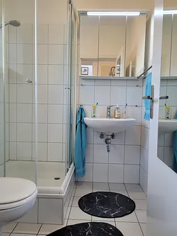 Bad unten Waschbecken Spirgelschrank