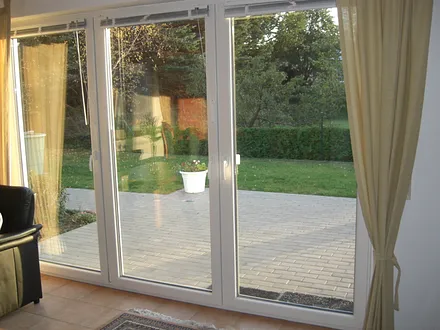 Blick auf die Terrasse