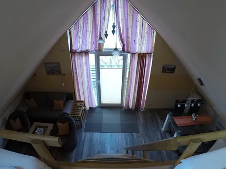 Blick aus der Dachschräge