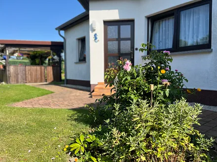 Der Eingang des Ferienhauses