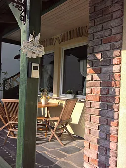 Eingang mit Schlüsselbox 