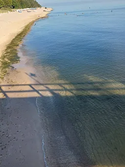 Blick zur Steilküste