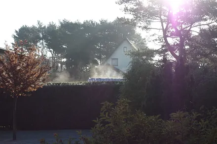 Herbstblick von Terrasse