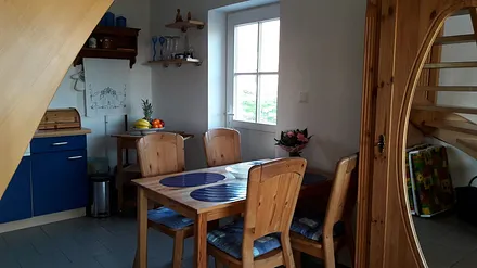 Essplatz an der Terrassentür