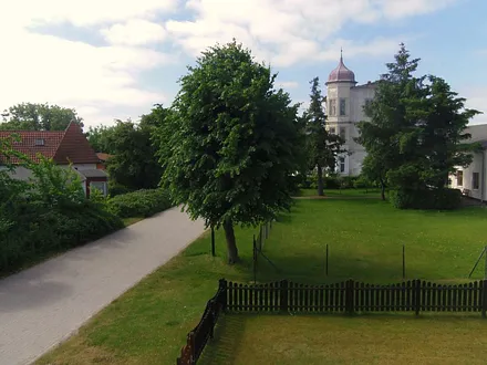 Aussicht aus dem Wohnzimmerfenster
