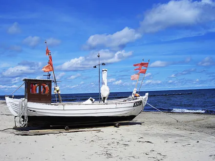 Fischerboot in Koserow
