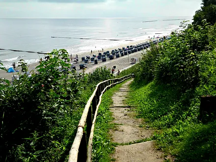 Strandabgang in Koserow