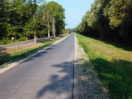 Fahrradweg nach Zempin
