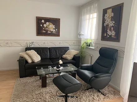 Wohnlandschaft mit hochwertigem Relaxsessel