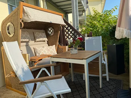 Moderne Sitzmöbel und XXL Premium Standkorb