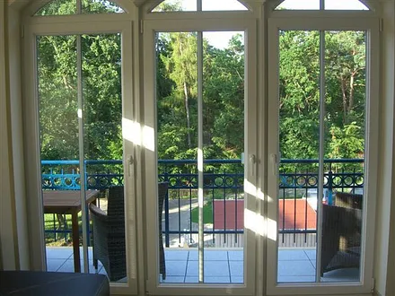 Blick Richtung Balkon; Aussicht