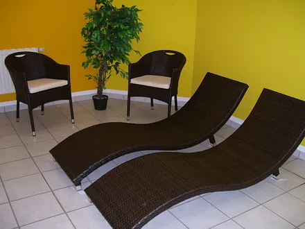 Ruheraum im Saunabereich