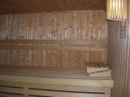 Sauna in der Wohnanlage