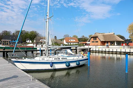 Der neue Hafen Sellin, 300m vom Haus entfernt