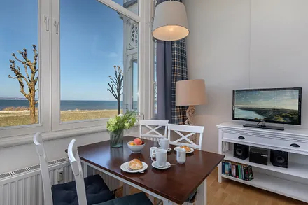 TV, Stereoanlage und kostenfreies WLAn sind vorhanden.