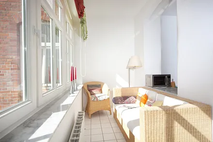 Blick in die Loggia.