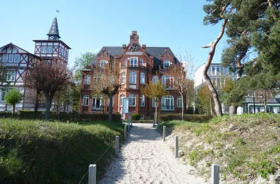 Die Villa Glückspilz direkt am Binzer Strand.