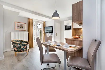 Der Blick zum Eßbereich.