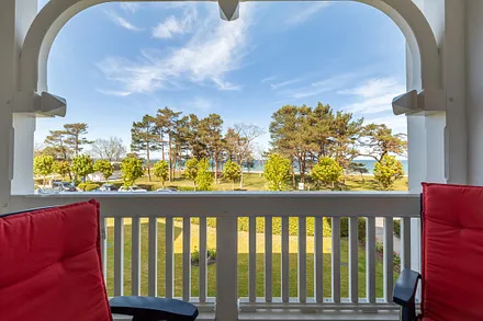 Und noch einmal der Blick vom Balkon ...