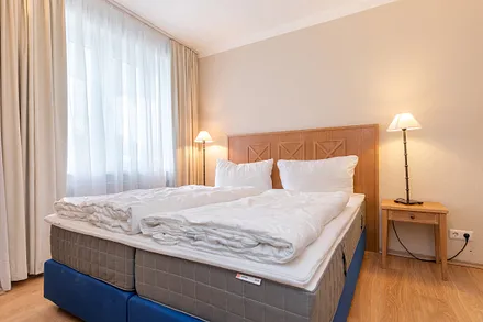 Leider waren zum Fototermin die Betten nicht bezogen. Dafür sehen Sie jetzt die guten Matratzen :) ...