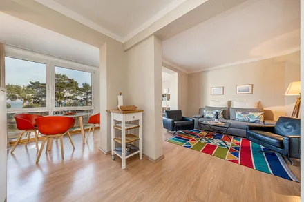 In der Loggia befindet sich der Eßplatz.