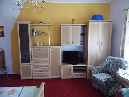 kombinierter Wohn und Schlafraum