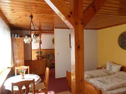 kombinierter Wohn und Schlafraum 