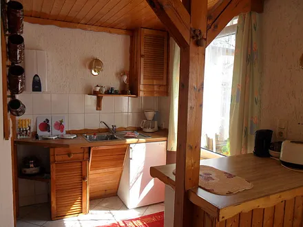 Blick auf die Küchenzeile