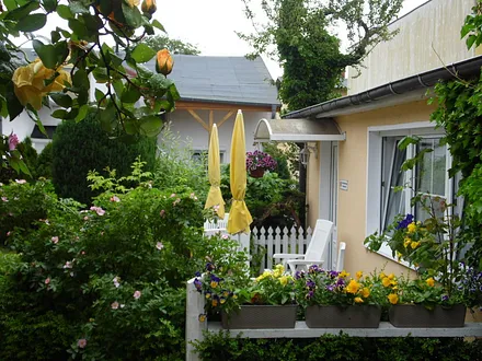  Blick auf die gemeinschaftliche Sonnenterrasse