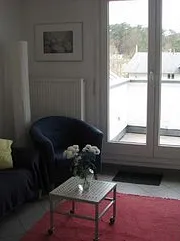 Die 3 Zi-FW D402 liegt im Dachgeschoss.