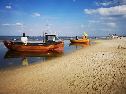 Fischerboote am Strand 