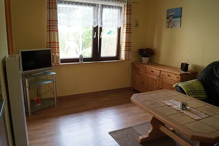 Der gemütliche Wohnbereich.