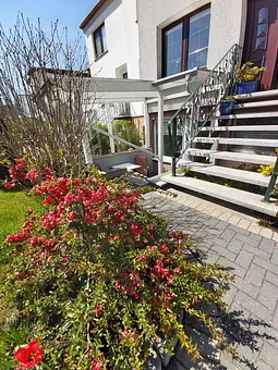 überdachte Sitzecke