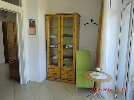 Balkonzimmer mit Blick aufs Wohnzimmer